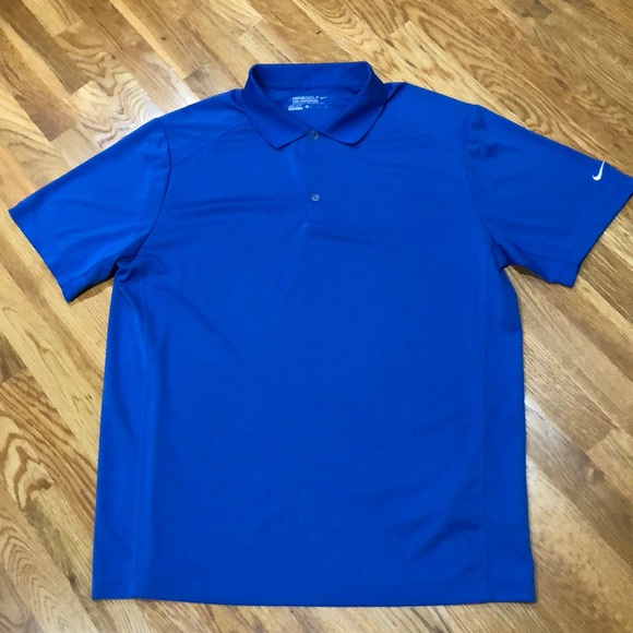 Nike Other - Nike Golf Cobalt Blue DriFit Tour Performance Polo